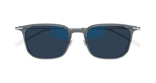 Montblanc MB0100S men Grey Squared Sunglasses