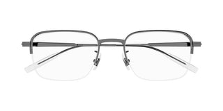 Montblanc MB0220OA men Ruthenium Rectangle Eyeglasses