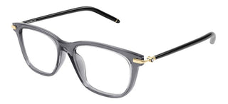 Montblanc MB0275OA men Grey Squared Eyeglasses