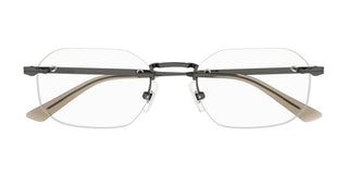 Montblanc Mb0307o Avant Premiere Men Ruthenium Geometric Eyeglasses