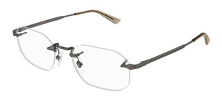 Montblanc Mb0307o Avant Premiere Men Ruthenium Geometric Eyeglasses