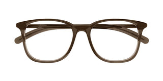 Montblanc MB0327O men Brown Squared Eyeglasses