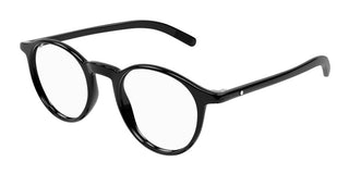 Montblanc MB0329O men Black Round Eyeglasses