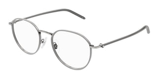 Montblanc MB0342OA men Grey Round Eyeglasses
