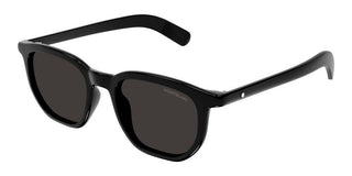 Montblanc Mb0352s Men Black Squared Sunglasses