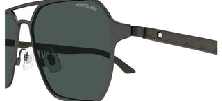 Montblanc Mb0360s Men Ruthenium Pilot Sunglasses
