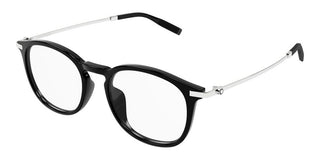 Montblanc Mb0375o Men Black Round Eyeglasses