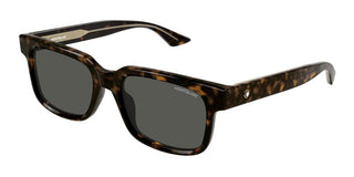 Montblanc MB0383S men Havana Squared Sunglasses