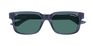 Montblanc MB0383S men Grey Squared Sunglasses