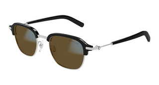 Montblanc MB0390S men Black Squared Sunglasses