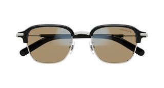 Montblanc MB0390S men Black Squared Sunglasses
