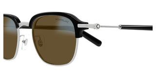 Montblanc MB0390S men Black Squared Sunglasses