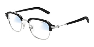 Montblanc MB0390S men Black Squared Sunglasses