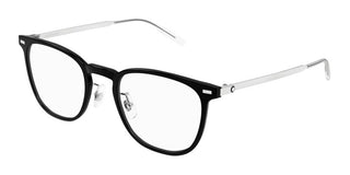 Montblanc MB0393ON men Black Squared Eyeglasses