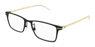 Montblanc MB0396ON men Black Squared Eyeglasses