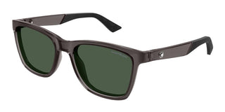 Montblanc Mb0399s Men Grey Squared Sunglasses