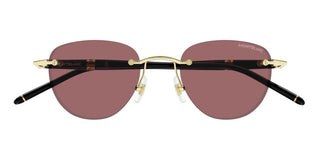 Montblanc MB0412S men 0 Round Sunglasses