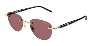 Montblanc MB0412S men 0 Round Sunglasses