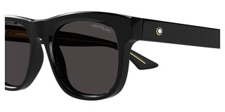 Montblanc MB0421S men Black Squared Sunglasses