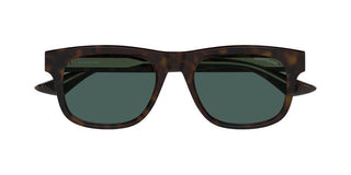 Montblanc MB0421S men Havana Squared Sunglasses