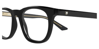 Montblanc MB0422O men Black Squared Eyeglasses
