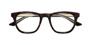 Montblanc MB0422O men Havana Squared Eyeglasses