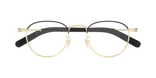 Montblanc MB0423O men Gold Round Eyeglasses