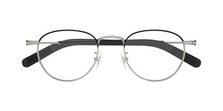 Montblanc MB0423O men Silver Round Eyeglasses