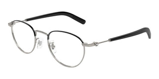 Montblanc MB0423O men Silver Round Eyeglasses