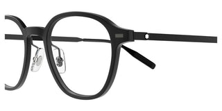 Montblanc MB0427O men Black Round Eyeglasses