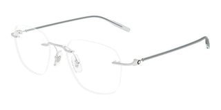Montblanc MB0430O men Silver Round Eyeglasses
