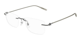 Montblanc MB0431O men Ruthenium Rectangle Eyeglasses