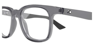 Montblanc MB0433O men Grey Rectangle Eyeglasses