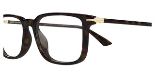 Montblanc MB0437O men Havana Rectangle Eyeglasses
