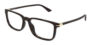 Montblanc MB0437O men Havana Rectangle Eyeglasses