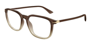 Montblanc MB0438O men Brown Squared Eyeglasses