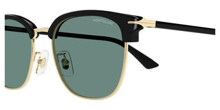 Montblanc Mb0439sa Men Black Squared Sunglasses