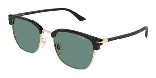 Montblanc Mb0439sa Men Black Squared Sunglasses