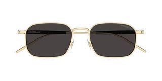 Montblanc MB0441S men Gold Squared Sunglasses