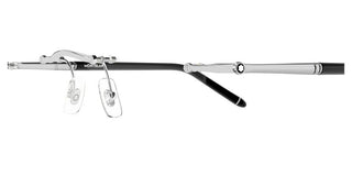 Montblanc MB0444O men Silver Squared Eyeglasses