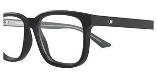 Montblanc MB0452O men Black Squared Eyeglasses