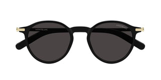 Montblanc MB0461S men Black Round Sunglasses