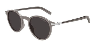 Montblanc MB0461S men Grey Round Sunglasses
