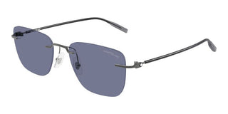 Montblanc MB0470S men Ruthenium Squared Sunglasses