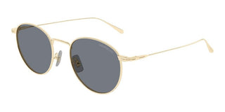 Montblanc MB0473S men Gold Round Sunglasses