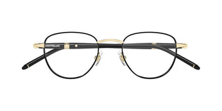 Montblanc MB0486O men Black Round Eyeglasses