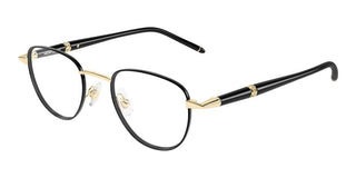 Montblanc MB0486O men Black Round Eyeglasses