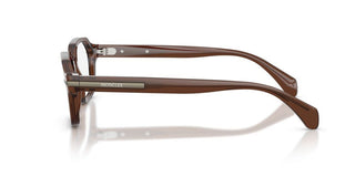 Moncler Me2015 Unisex Brown Rectangle Eyeglasses