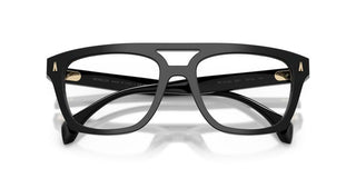 Moncler Me2018u Unisex Black Geometric Eyeglasses