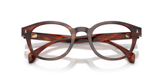 Moncler Me2020 Unisex Havana Round Eyeglasses
